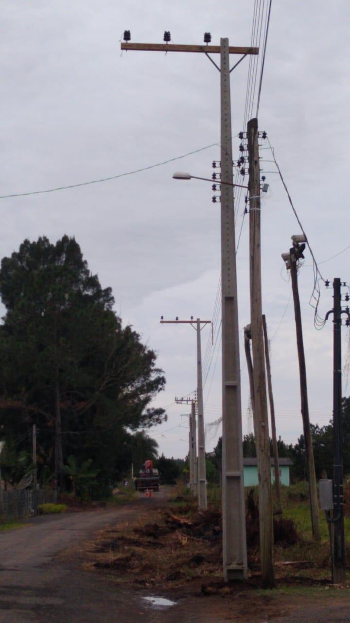Construção de Rede Trifásica, Três Coqueiros, São João do Sul